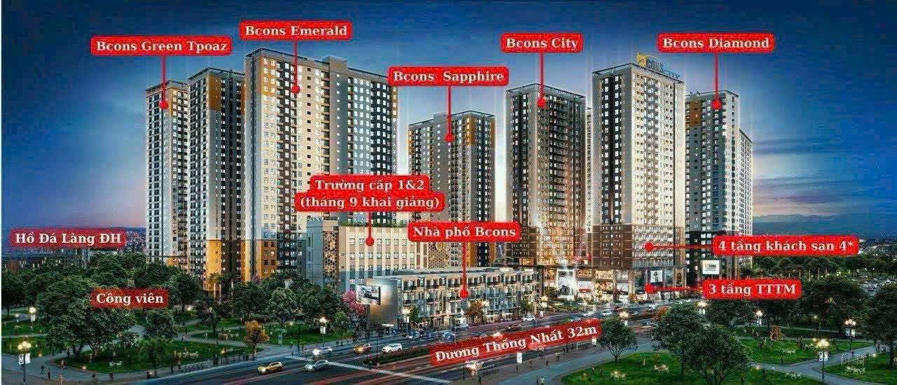 Bán căn hộ Green Diamond, Đường Thống Nhất, Phường Đông Hòa (TP Dĩ An cũ)