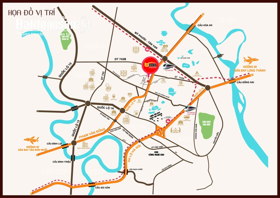 Bán căn hộ Bcons City, Đường Quốc lộ 1K, Phường Đông Hòa (TP Dĩ An cũ)